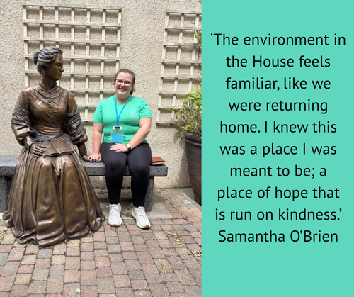 Young Mercy Leaders Day One Blog by Samantha O'Brien and Diana Paez
